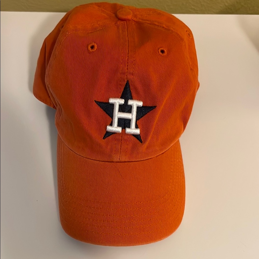 Twins Enterprise Cooperstown Collection Houston Astros Throwback Hat Orange Sm